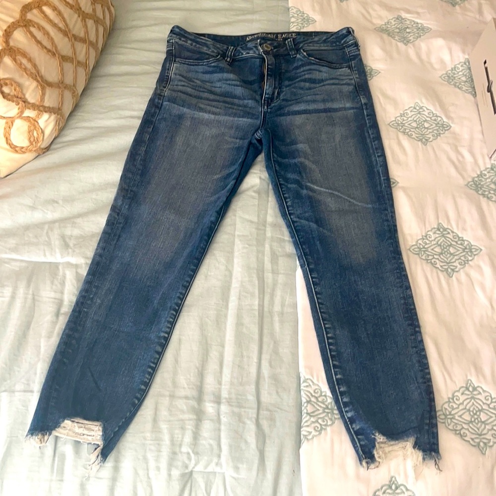 American eagle high rise jegging crop size 12